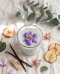 Bougie parfumée Silence des Cimes L&E en cire végétale, notes fruitées, orchidée et vanille